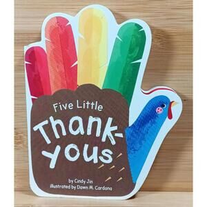 Five Little Thank-Yous by Cindy‎ Jin - Children's Board Book